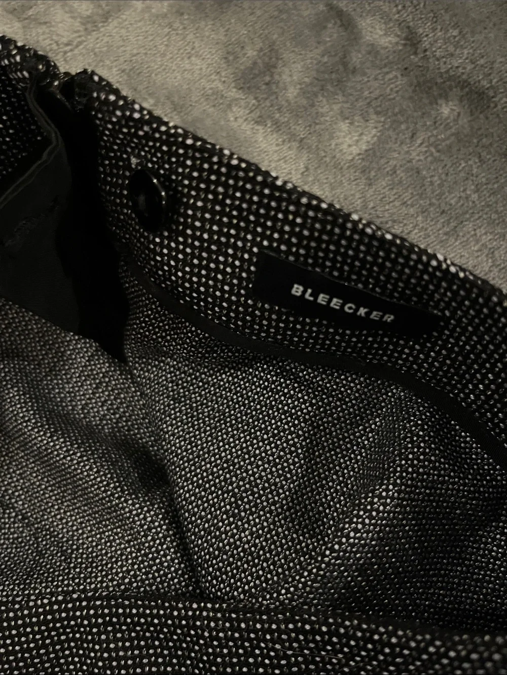 Lafayette 148 New York Microdot wool and silk Dress Pants